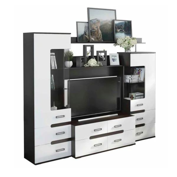 Гостиная Града венге/белый глянец