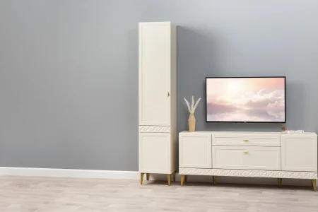 Шкаф-пенал Марион 16.333.01 слоновая кость