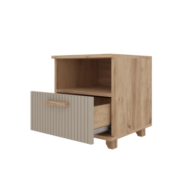 Тумба прикроватная Ньерд дуб вотан/ива пепельная Тумба прикроватная Ньерд дуб вотан/ива пепельная