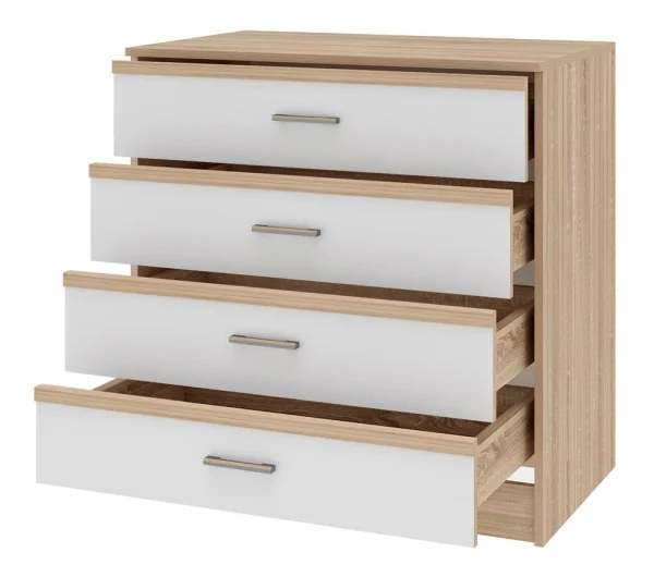 Комод Сакура К800 дуб сонома/белый глянец Комод Сакура К800 дуб сонома/белый глянец