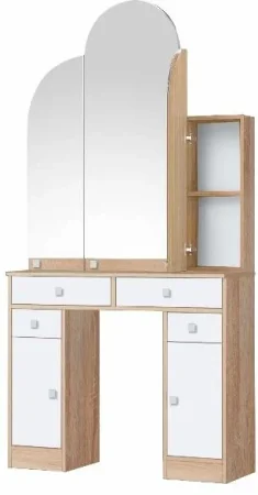 Трельяж дуб сонома/белый