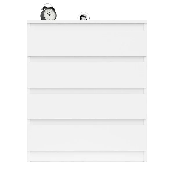 Комод четыре ящика МК 800.4 белый Комод четыре ящика МК 800.4 белый