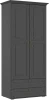 Шкаф платяной Престиж-1 графит