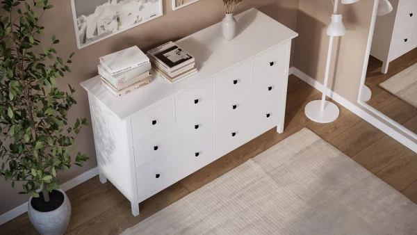 Комод 8 ящиков Кымор белый Комод 8 ящиков Кымор белый