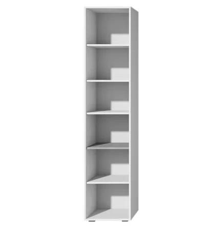 Пенал Юпитер белый текстурный/дуб крафт золотой/бетонный камень