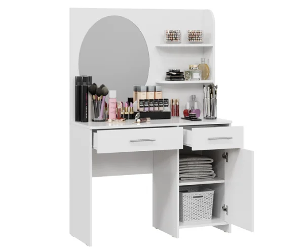 Стол туалетный Эвита белый глянец Стол туалетный Эвита белый глянец