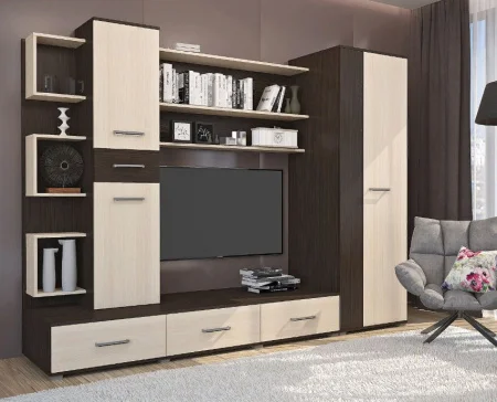 Стенка Верона венге/дуб