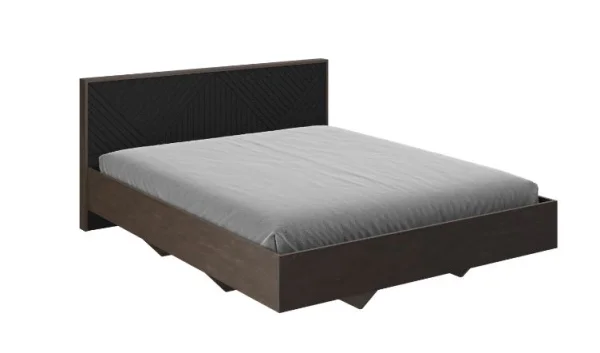 Кровать парящая Копенгаген 160 венге/черный матовый Кровать парящая Копенгаген 160 венге/черный матовый