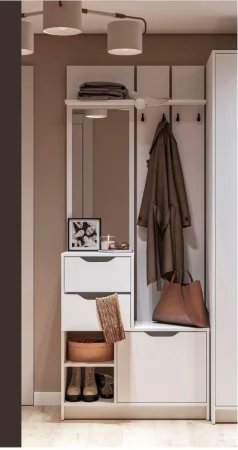 Прихожая Руна ПР 01 белый