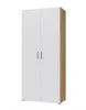 Шкаф 900 Лайт дуб крафт золотой/белый
