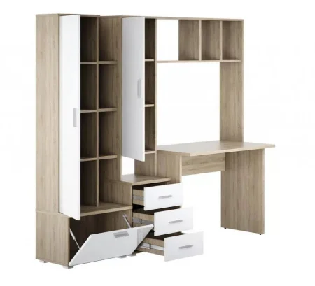 Уголок школьника Паскаль СТ-105 дуб сонома/белый