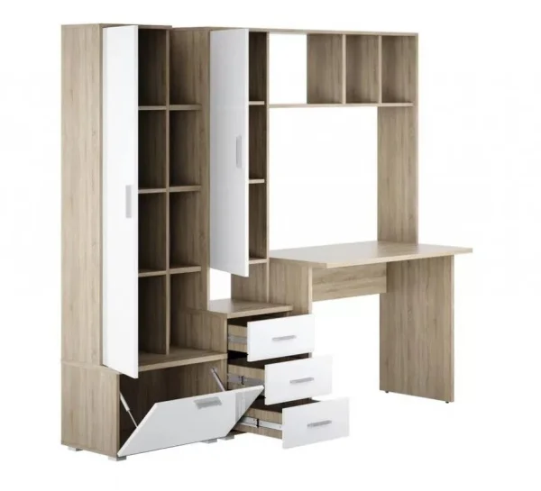 Уголок школьника Паскаль СТ-105 дуб сонома/белый