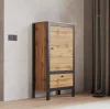Тумба Лофт REG1D1S/60 дуб вотан/черный