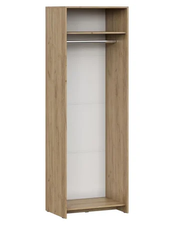 Шкаф двухстворчатый МСП-1 дуб золотой/камень темный