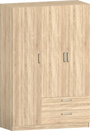 Шкаф 3-х дверный с ящиками Лотос 8.031 дуб сонома Шкаф 3-х дверный с ящиками Лотос 8.031 дуб сонома