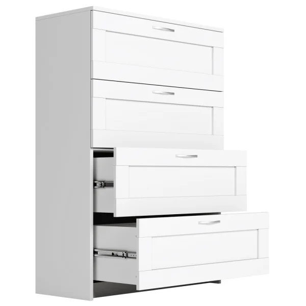 Комод Сириус 4 ящика белый Комод Сириус 4 ящика белый