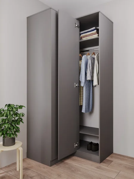 Шкаф угловой Мори МШУ 960.1 графит Шкаф угловой Мори МШУ 960.1 графит