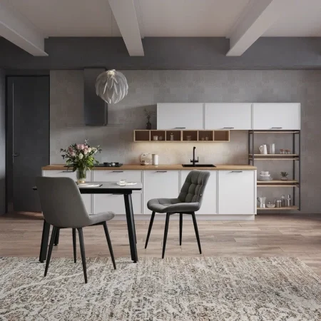 Стол керамический Граф 1000х800 серый