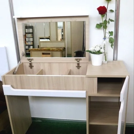 Туалетный стол Палермо-3 СТ-025 ясень шимо светлый/белый глянец