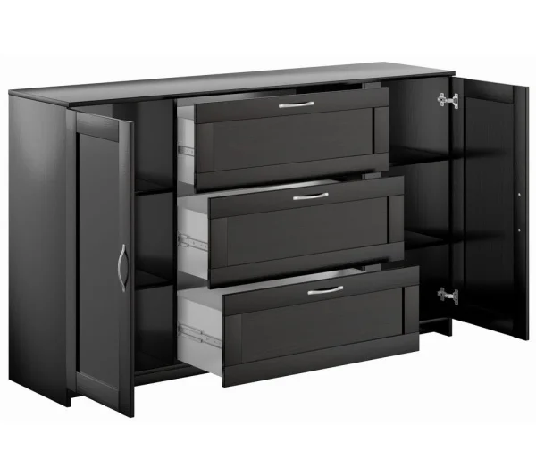 Тумба Сириус 2 двери и 3 ящика 156х95 венге Тумба Сириус 2 двери и 3 ящика 156х95 венге