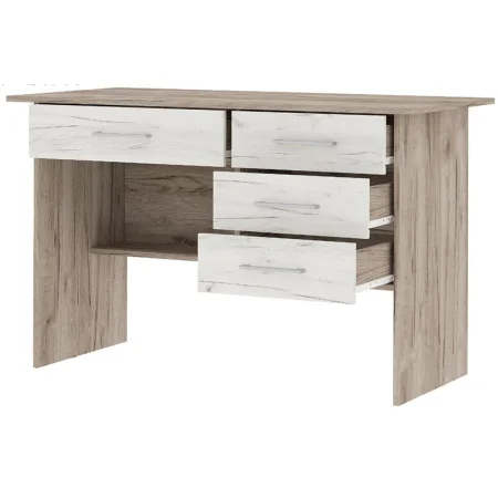 Стол письменный Сити дуб крафт белый/дуб крафт серый