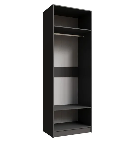 Шкаф Мадрид 0,8 графит серый