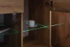 Тумба Арчи 10.85 дуб крафт золотой/камень тёмный