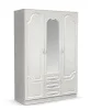 Шкаф 3-х створчатый Гармония белый глянец