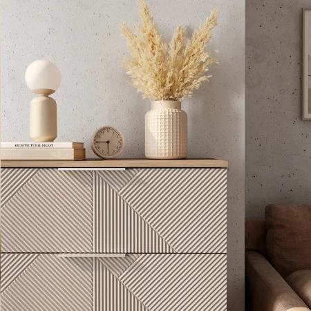 Комод Эмилия КМ-02 дуб смоки/айриш