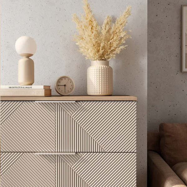 Комод Эмилия КМ-02 дуб смоки/айриш