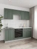 Кухонный гарнитур Квадро 2м оливково-зеленый