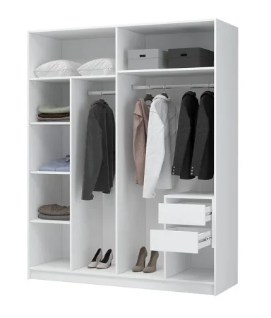 Шкаф 4-х створчатый Лион ШК-03 белый