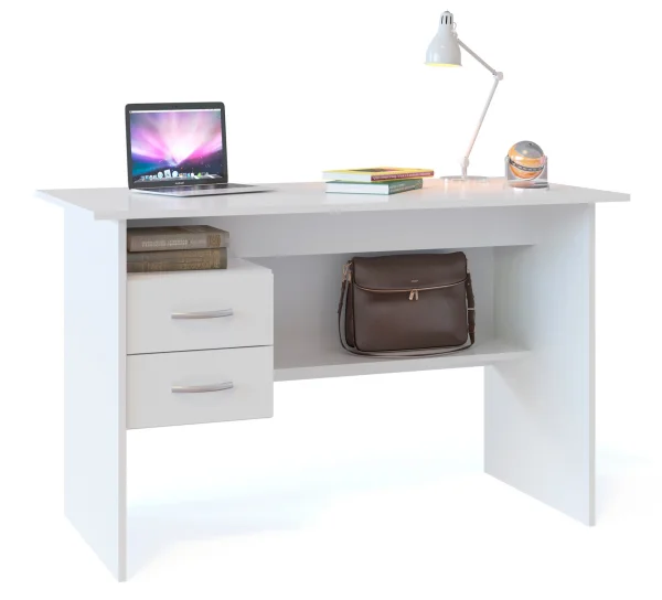 Компьютерный стол СПМ-07 белый