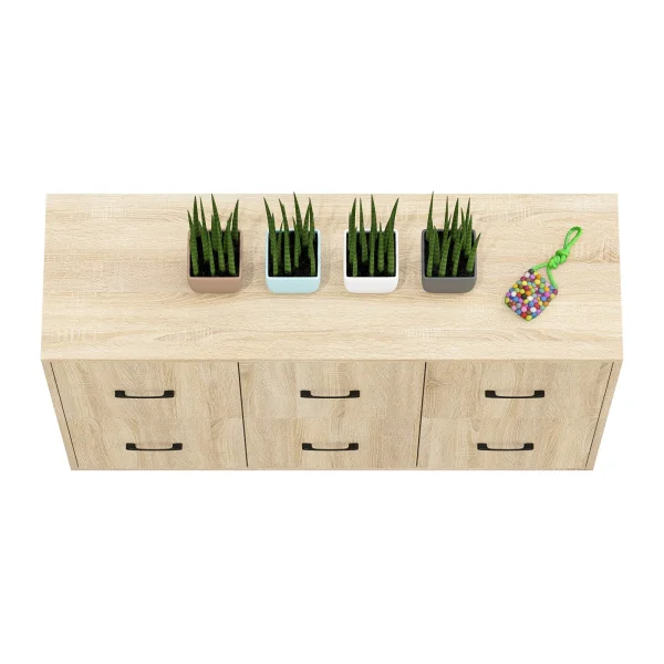 Комод 6 ящиков 127-1204 дуб сонома Комод 6 ящиков 127-1204 дуб сонома