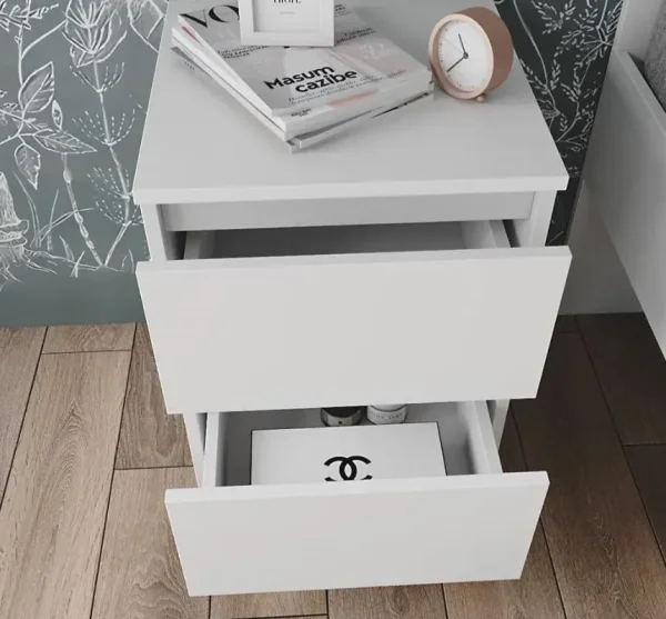 Тумба два ящика Мори ТПМ 400.2 белый Тумба два ящика Мори ТПМ 400.2 белый