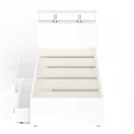 Кровать Камелия с ящиками белый