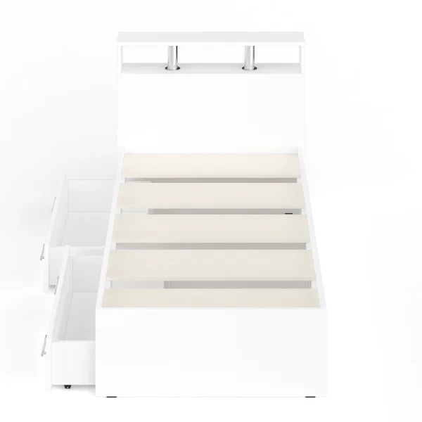Кровать Камелия с ящиками белый Кровать Камелия с ящиками белый