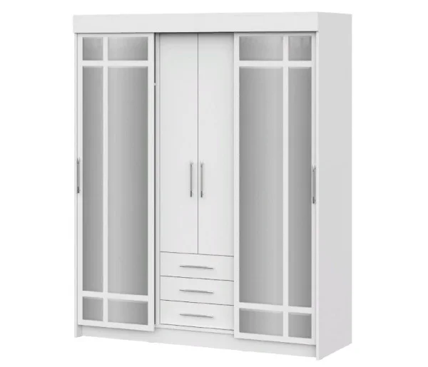 Шкаф-купе Фортуна белый