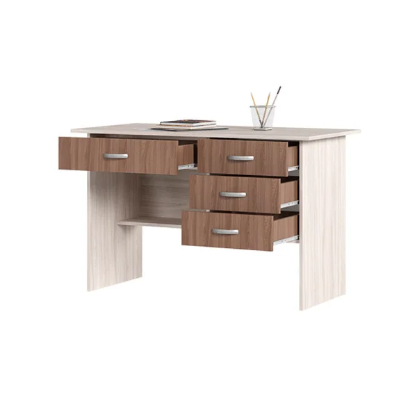 Стол письменный Сити шимо темный/шимо светлый