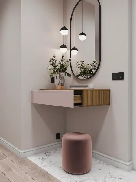 Тумба подвесная Роза 900 орех франклин/пудра скин тренто Тумба подвесная Роза 900 орех франклин/пудра скин тренто