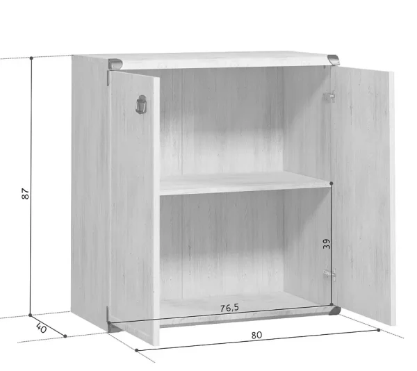 Тумба Индиана JKOM2D сосна каньон Тумба Индиана JKOM2D сосна каньон