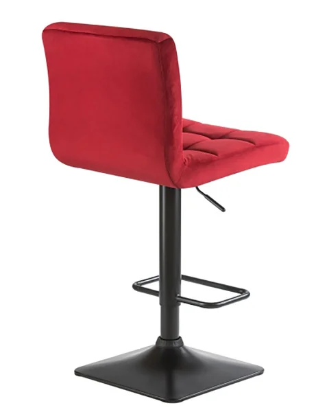 Барный стул LM-5018 бордовый велюр