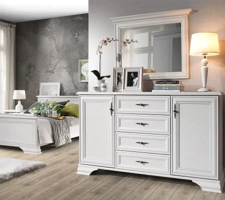 Зеркало Кентаки LUS/90 белый