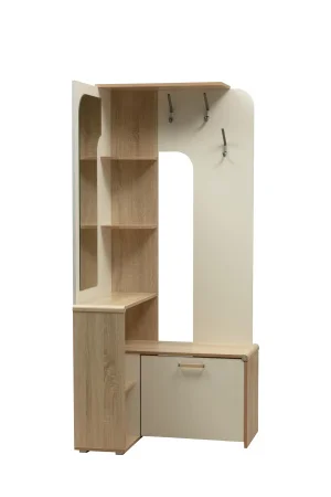 Вешалка напольная Антре дуб сонома/белый