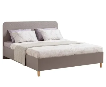 Кровать с подъемным механизмом Амьен 11.44 плейн/веллюто капучино
