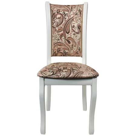 Стул Гольф-7 слоновая кость, ткань лалик персик