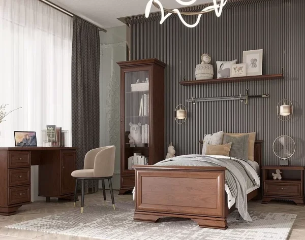 Шкаф-витрина Кентаки REG1W1S каштан Шкаф-витрина Кентаки REG1W1S каштан