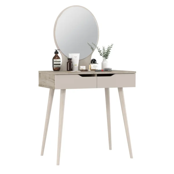 Трюмо 4-25915 дуб крафт серый/кашемир серый Трюмо 4-25915 дуб крафт серый/кашемир серый