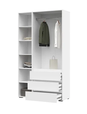 Шкаф 3-х створчатый Хелен ШК-06 белый