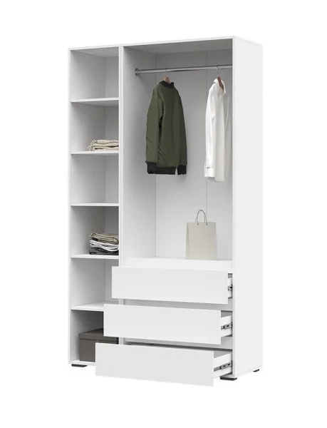 Шкаф 3-х створчатый Хелен ШК-06 белый